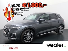 Audi Q5 - 50 TFSI e S edition | 299 PK | SoH 100% | Adaptive cruise control | Dodehoek detectie | Cl
