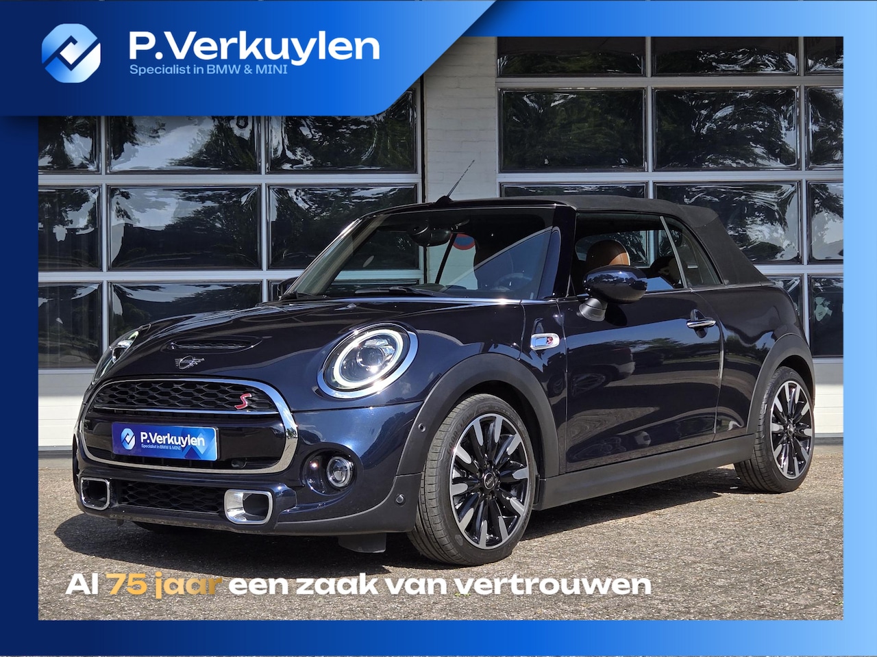 MINI Cabrio - 2.0 Cooper S Chili | SPORTSTOELEN | LEDER | STOELVERWARMING | KEYLESS ENTRY | CAMERA | VOO - AutoWereld.nl