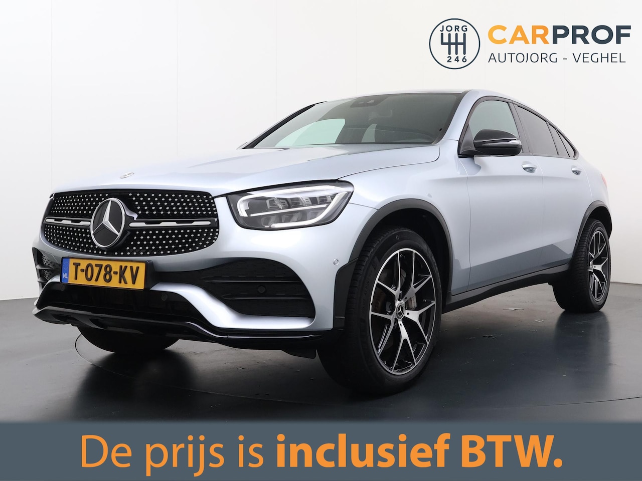 Mercedes-Benz GLC-klasse Coupé - 300e 4MATIC Premium AMG | Trekhaak |  Stoelverwarming | Leder | - AutoWereld.nl