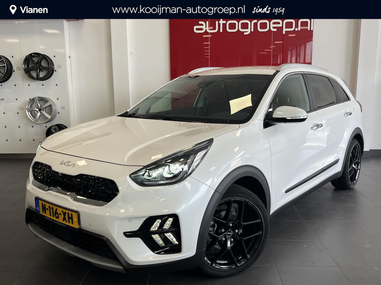 Kia Niro - 1.6 GDi Hybrid DynamicPlusLine zeer Luxe, Trekhaak, 18" - AutoWereld.nl