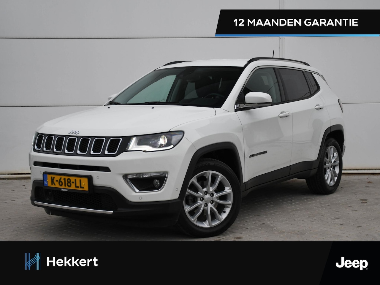 Jeep Compass - Limited 1.3T 130pk NAVI | CRUISE.C | CLIMA | KEYLESS | CAMERA | HALF-LEDER - AutoWereld.nl