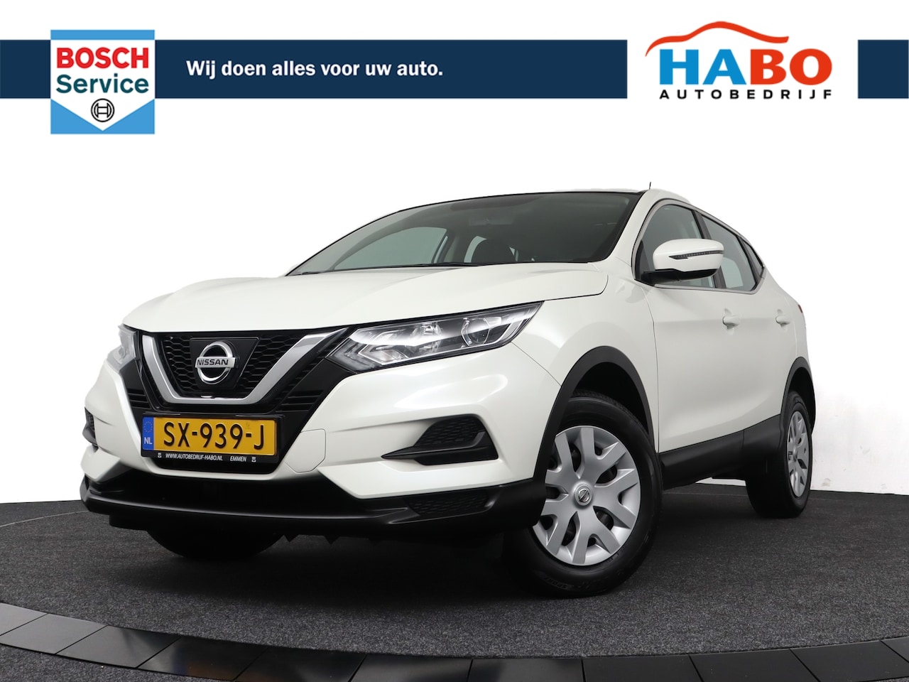 Nissan Qashqai - 1.2 DIG-T VISIA 2WD AC/CRUISE/BLUETOOTH/CV+AB/TREKHAAK - AutoWereld.nl