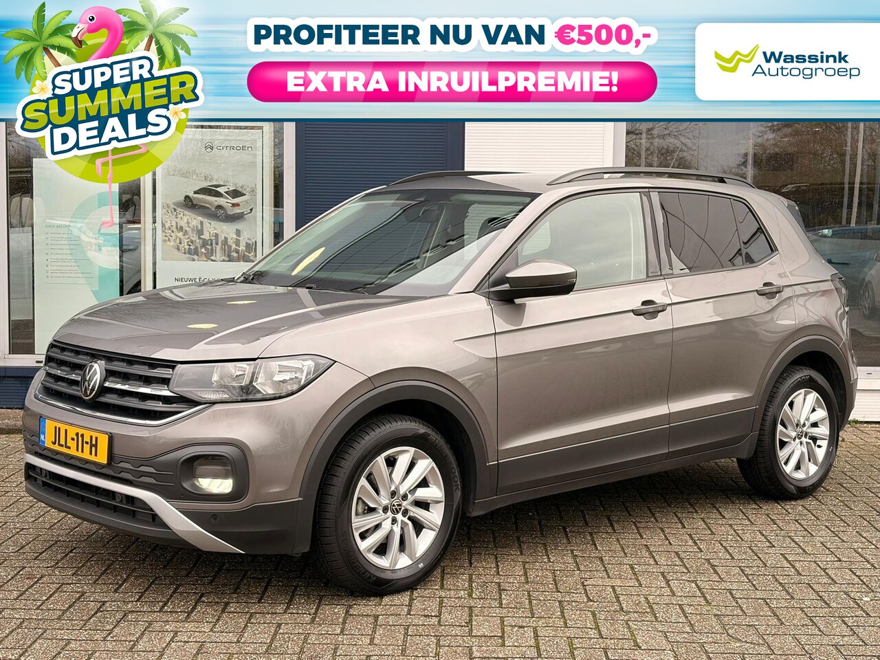 Volkswagen T-Cross - 1.0 TSI 110pk 7-DSG Style | SUMMER DEALS | Navigatie | Airconditioning | Adaptive Cruise c - AutoWereld.nl