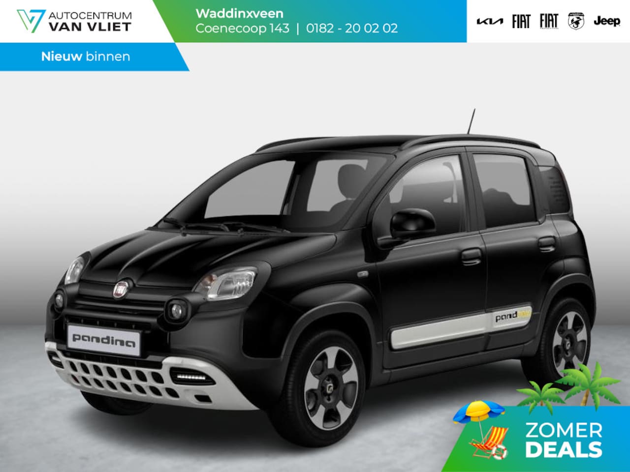 Fiat Pandina - Cross | Airco | Cruise | Dakrails | 15" | PDC | Apple Carplay - AutoWereld.nl