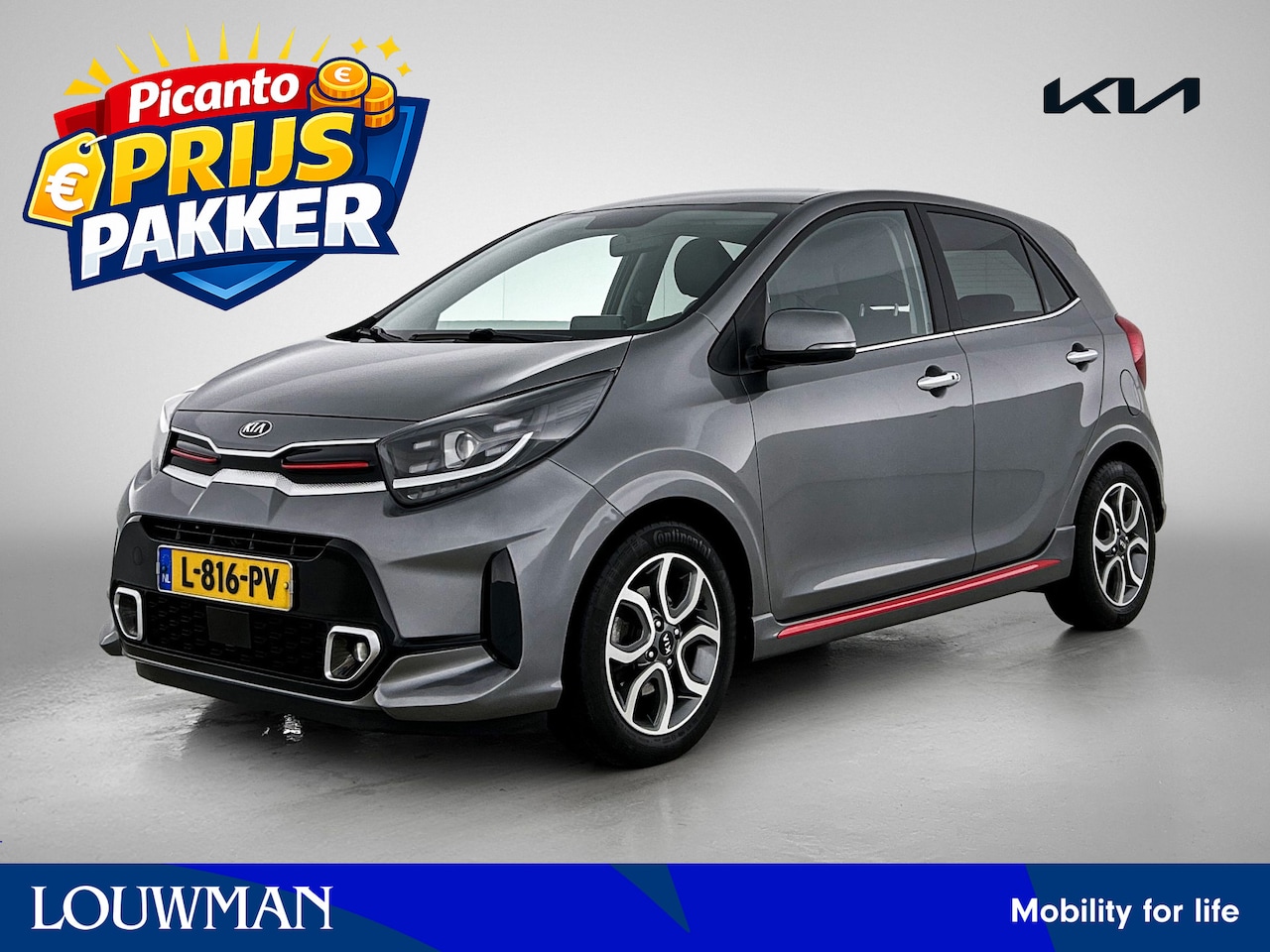 Kia Picanto - 1.0 DPi GT-Line Climate Control | Navigatie  | Camera Prijspakker - AutoWereld.nl
