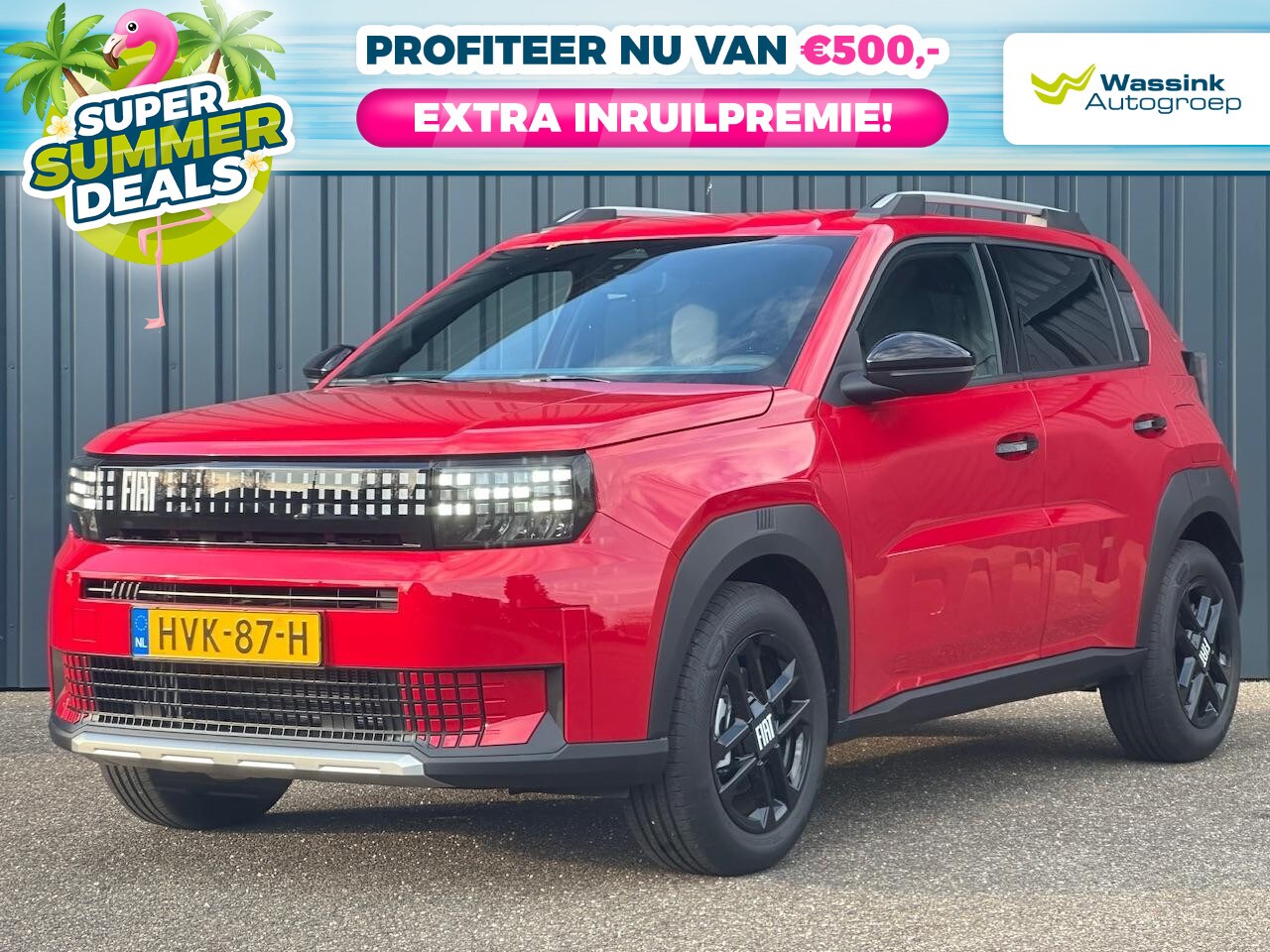 Fiat Grande Panda - 1.2 Hybrid 100pk AUTOMAAT Icon | Style Pack | Super Summer Deals | Lichtmetaal | Privacy g - AutoWereld.nl