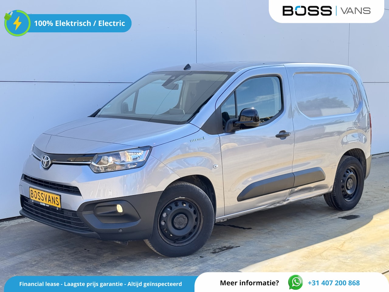 Toyota ProAce - Electric Comfort 50 kWh L1 Snelladen Climate Control Apple Carplay Cruise Control Parkeers - AutoWereld.nl