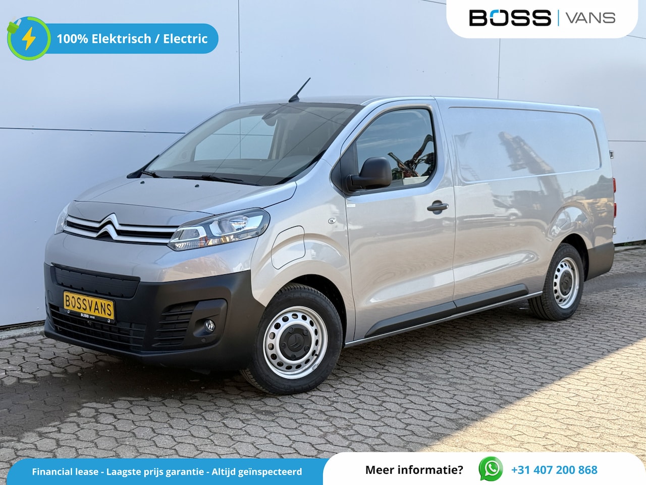 Citroën ë-Jumpy - 75kWh L3 Elektrisch 330km WLTP 100% (SOH) BEV Snelladen Navigatie Climate control Cruise c - AutoWereld.nl