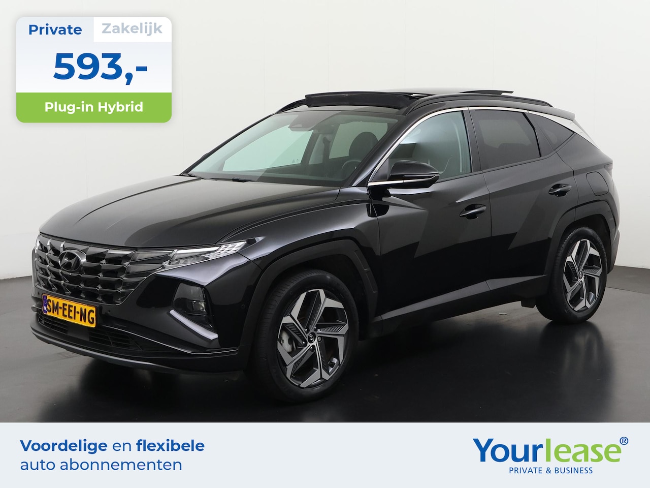 Hyundai Tucson - 1.6 T-GDI PHEV Premium Sky 4WD | All-in 593,- Private Lease | Direct uit voorraad - AutoWereld.nl