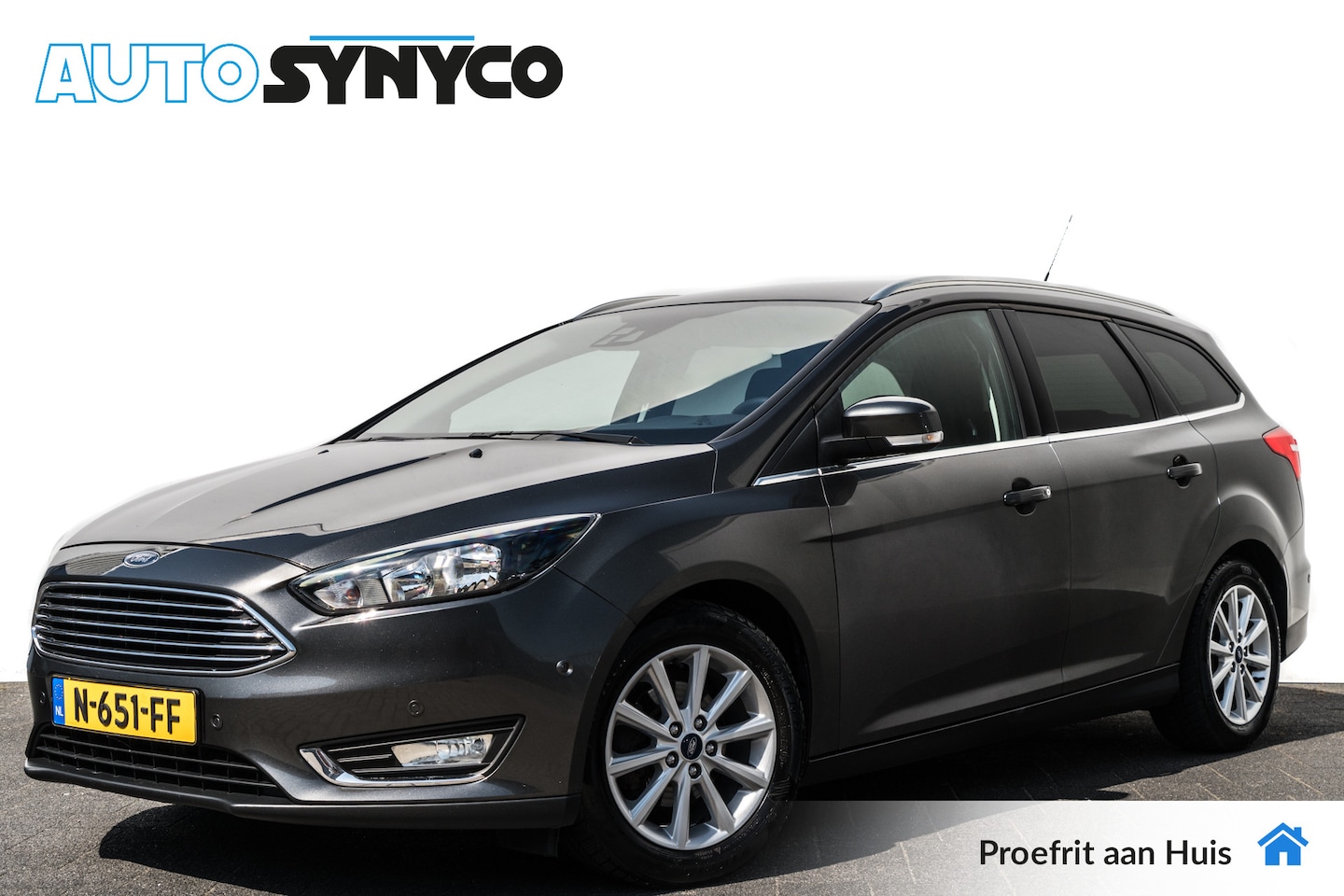 Ford Focus Wagon - 1.0 Titanium | Trekhaak | Camera | Voorruitverw. | Carplay | Climatronic - AutoWereld.nl