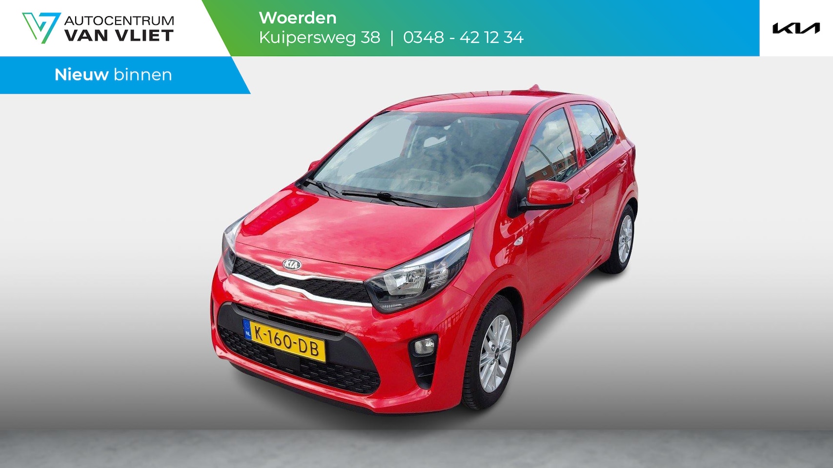 Kia Picanto - 1.0 DPi DynamicLine | Trekhaak | Camera | 14''LM | Carplay | Airco | Cruise | - AutoWereld.nl
