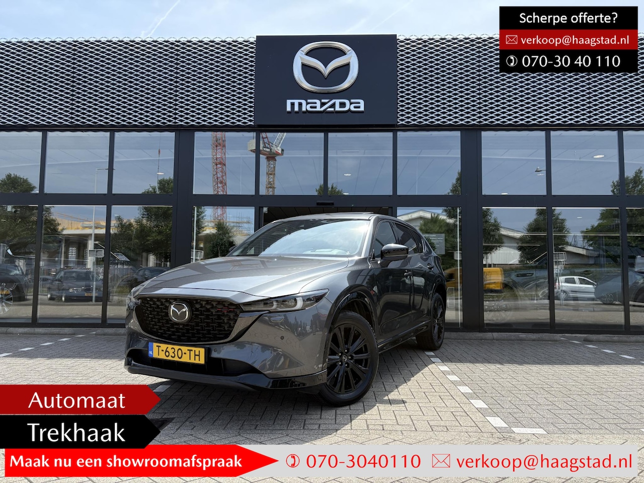 Mazda CX-5 - 2.5 e-SkyActiv-G M Hybrid 194 Homura Dealer onderhouden / 1e eigenaar / Sunroof / Trekhaak - AutoWereld.nl