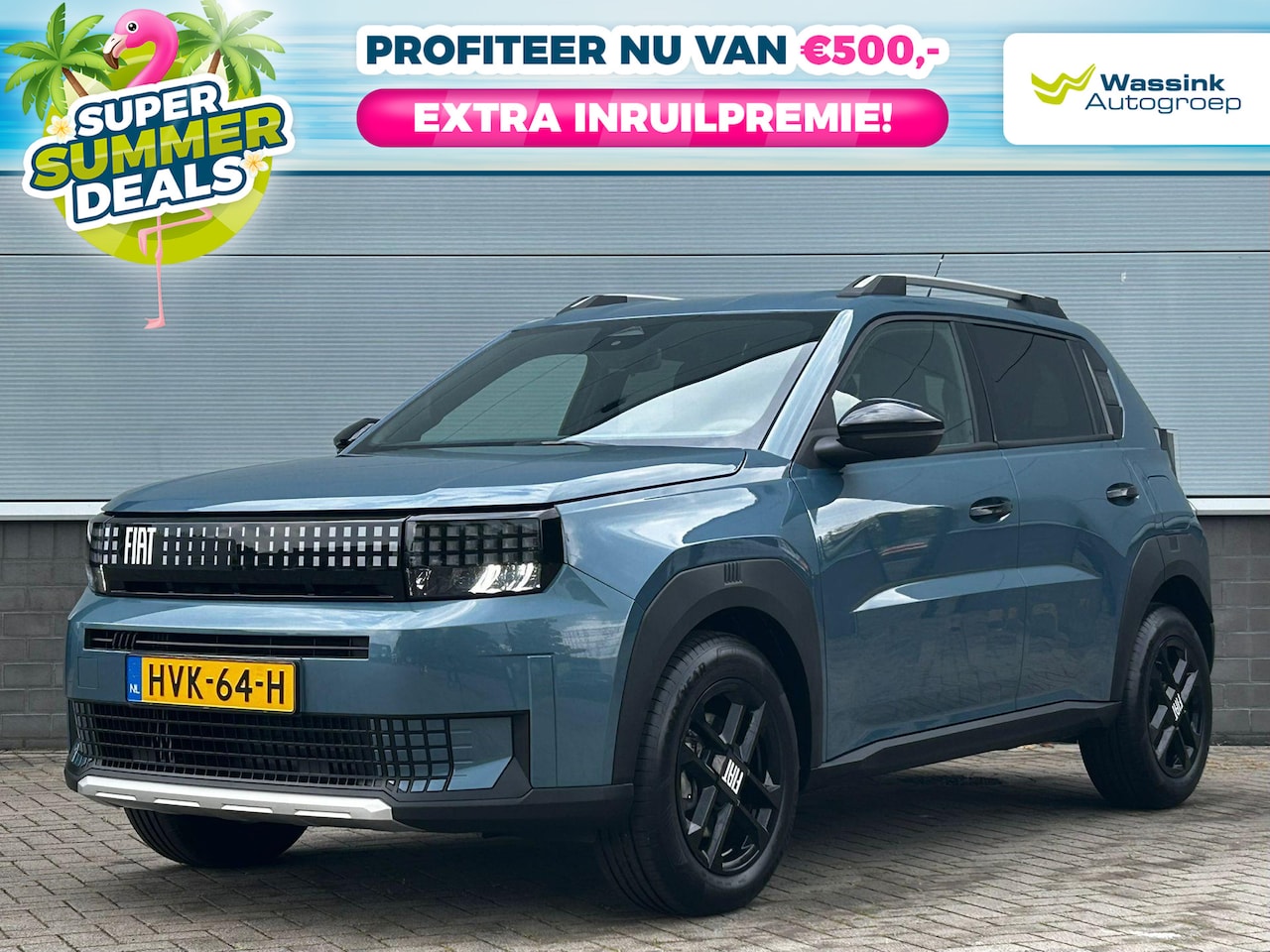 Fiat Grande Panda - Hybrid 100 pk Automaat Icon | Style Pack | SUMMER DEALS | Pixel LED Lampen | Apple Carplay - AutoWereld.nl