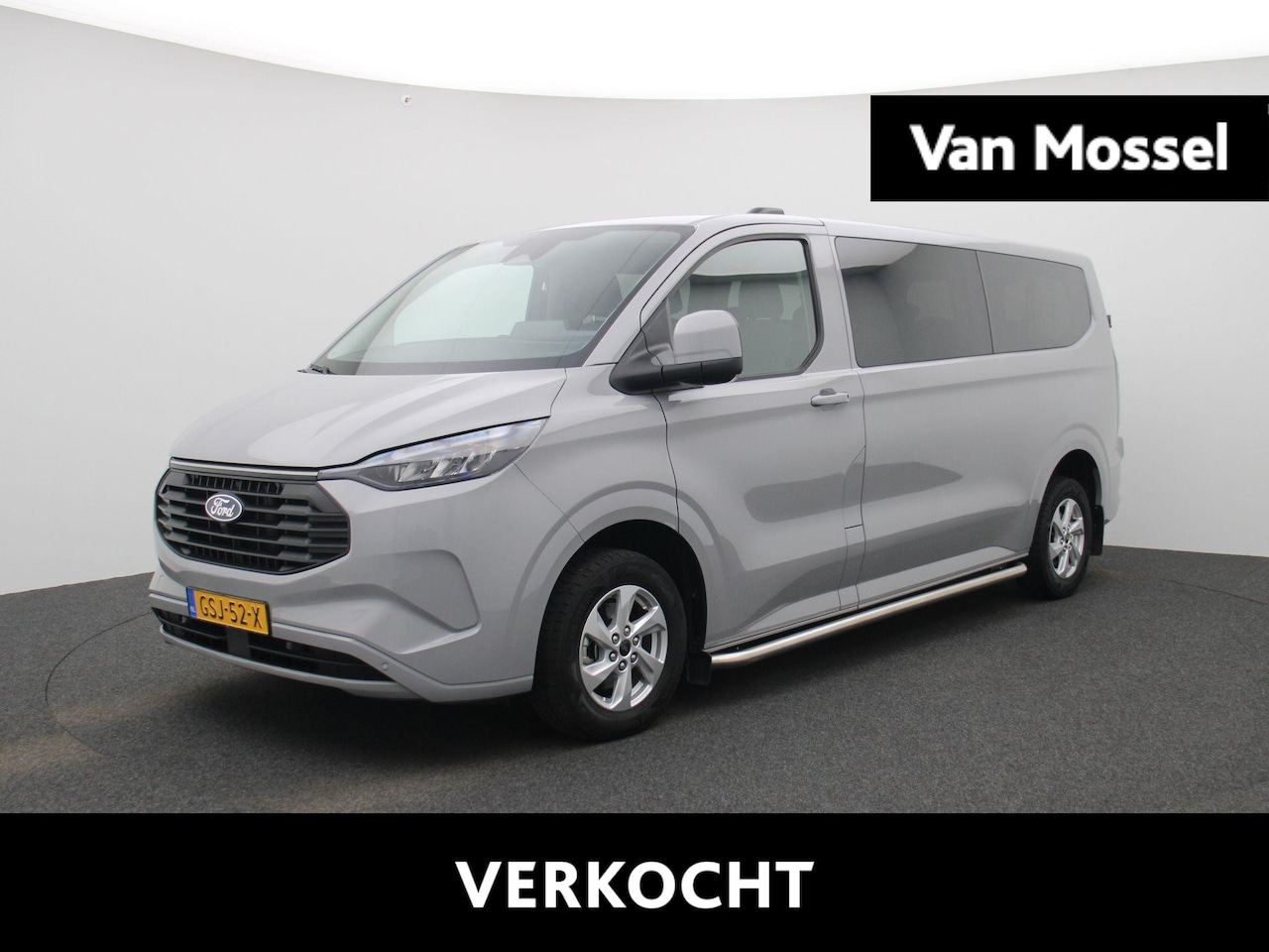 Ford Transit Custom - 340 2.5 PHEV L2H1 Limited Aut. | 9-persoons! | Incl btw en bpm | Winterpack | Navigatie | - AutoWereld.nl