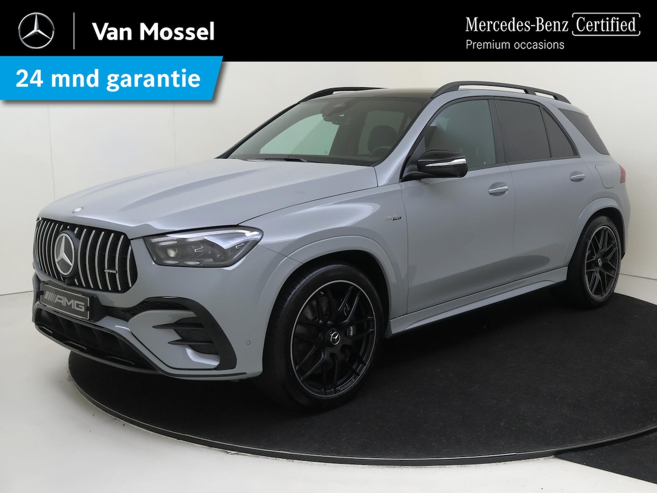 Mercedes-Benz AMG GLE - 53 Hybrid 4MATIC+ Night Edition Premium Plus / Panoramadak/ Night/ Burmester/ 22 inch/ El. - AutoWereld.nl