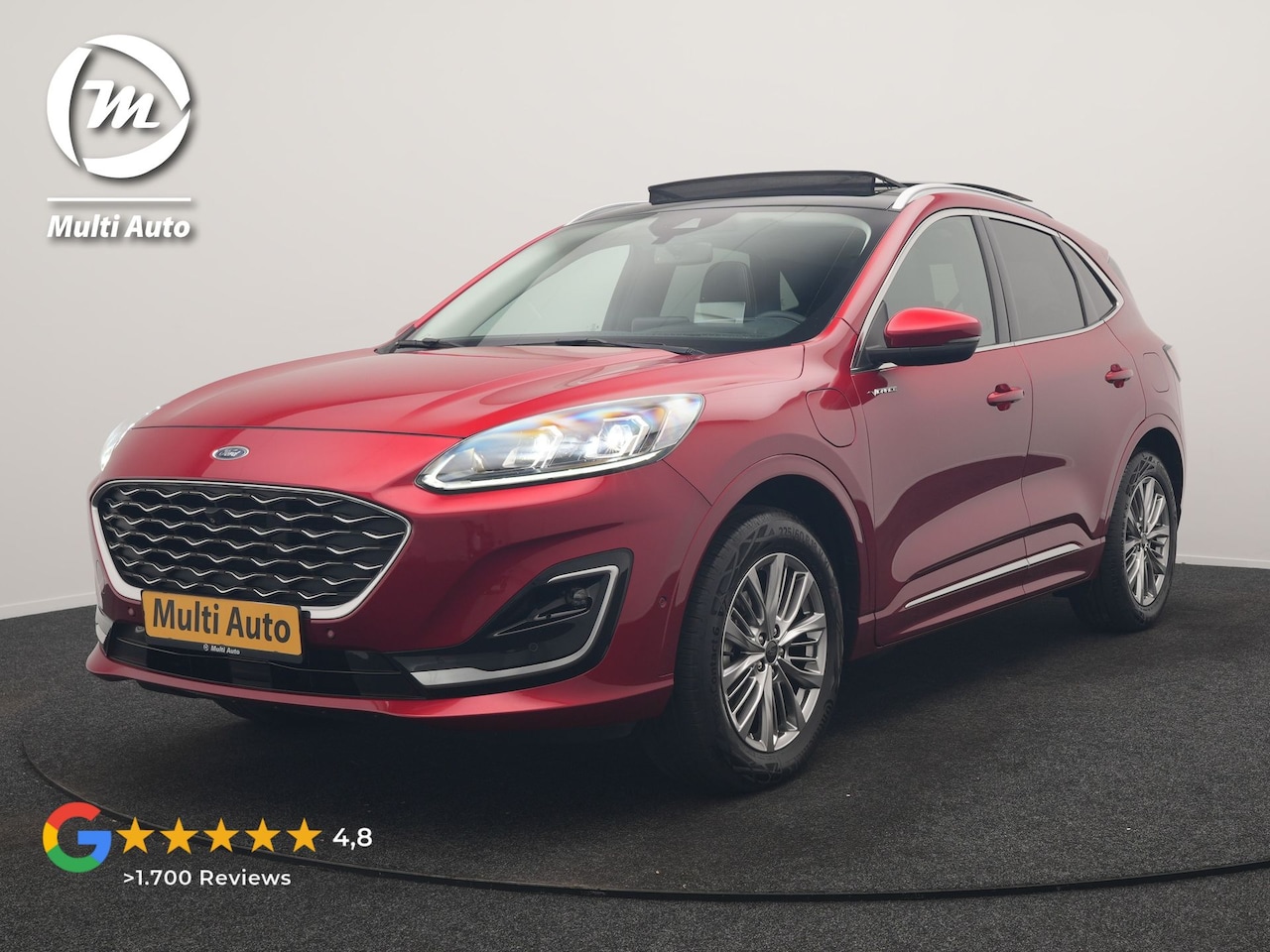 Ford Kuga - 2.5 Vignale PHEV 225pk Dealer O.H | Trekhaak Af Fabriek | Panodak | Adaptive Cruise | 360 - AutoWereld.nl
