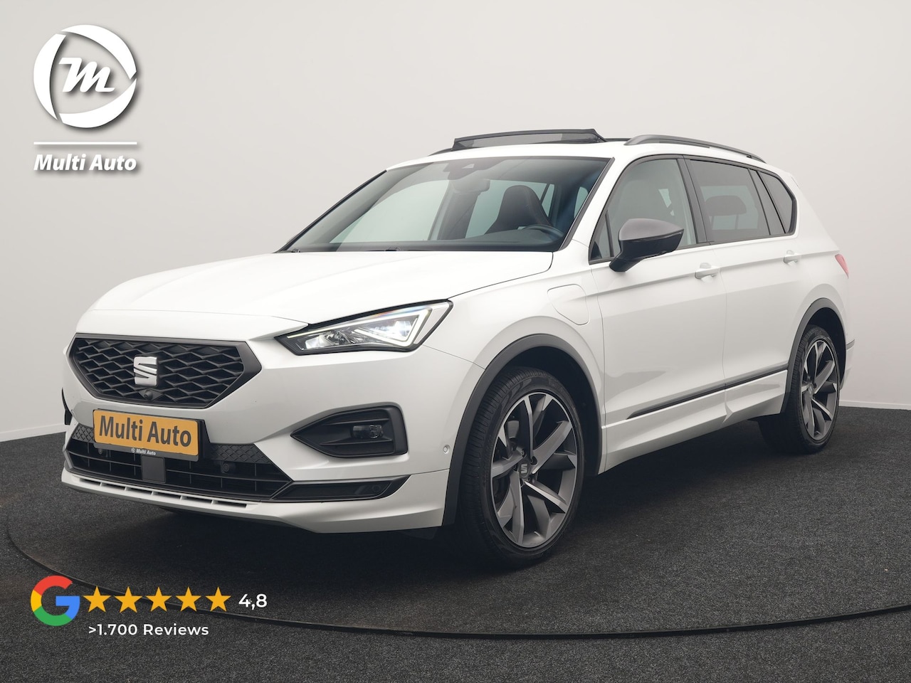 SEAT Tarraco - 1.4 TSI e-Hybrid FR PHEV 245pk Dealer O.H | Trekhaak Af Fabriek | Panodak | 360 Camera | A - AutoWereld.nl