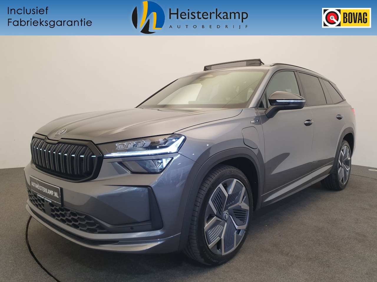 Skoda Kodiaq - 1.5 TSI PHEV DSG/AUT 204pk Sportline Business Wegklapbare Trekhaak, Panoramadak, Winterpak - AutoWereld.nl