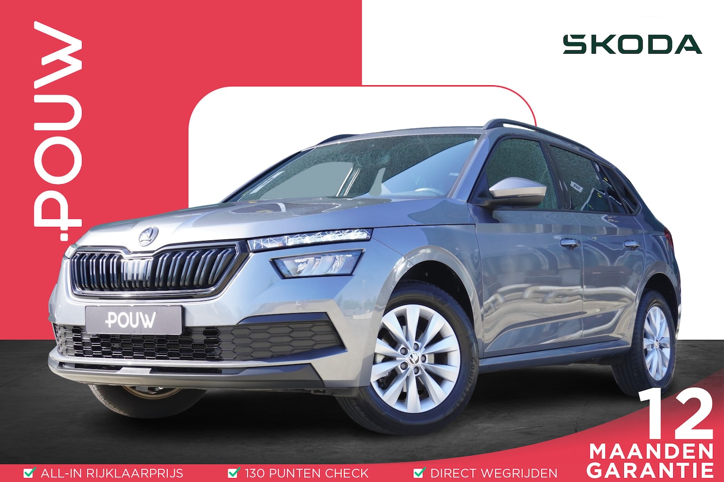 Skoda Kamiq - 1.0 TSI 110pk Sport Business | Trekhaak | Apple CarPlay/Android Auto | Automatische Airco - AutoWereld.nl