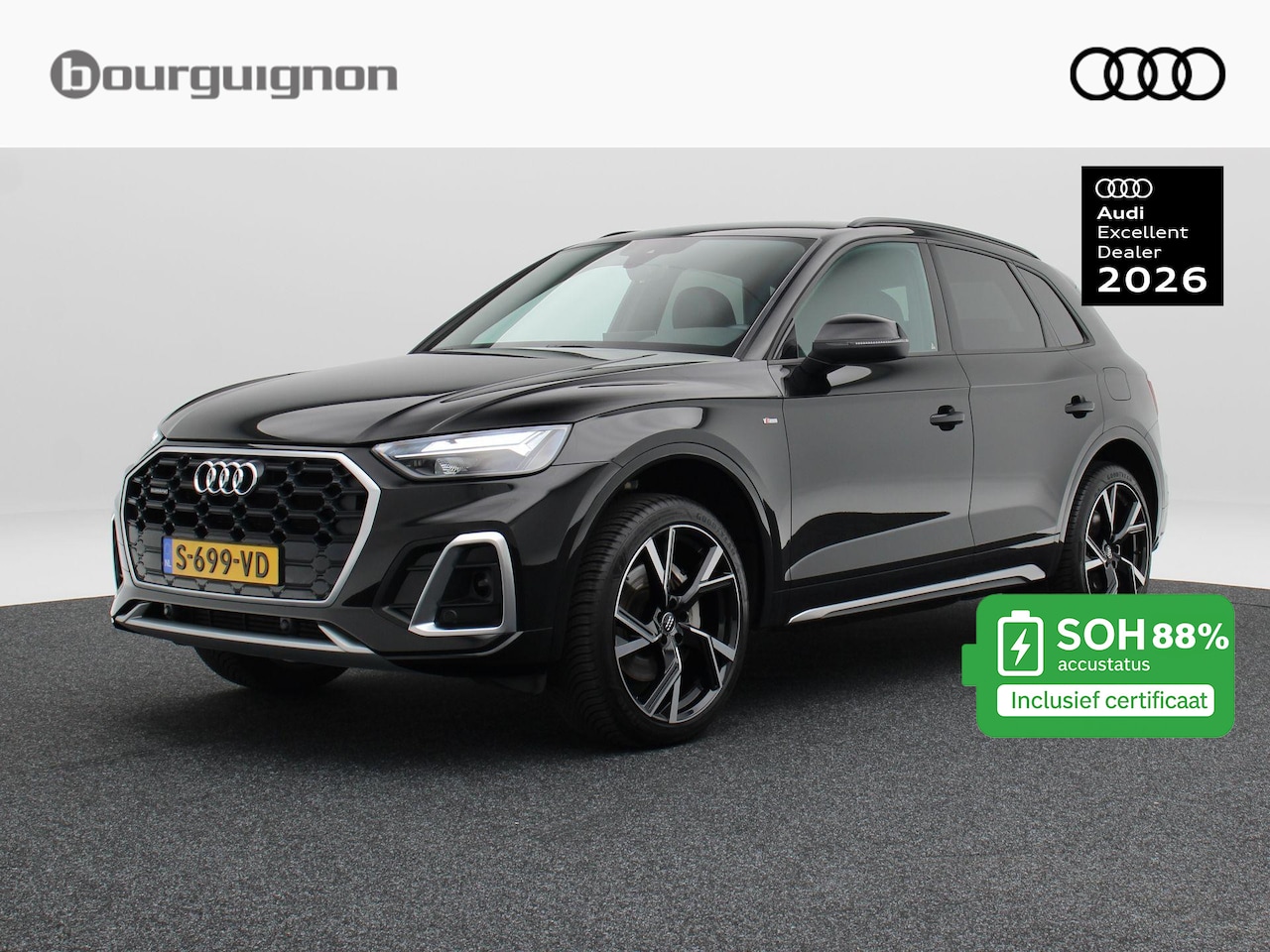 Audi Q5 - 55 TFSi e 367 Pk S Line Competition | Stoelverwarming | Camera | Adaptive cruise | Climatr - AutoWereld.nl