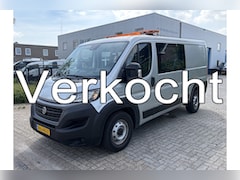 Fiat Ducato - 35H 2.3 MultiJet 140PK Euro6 L2H1 DC Dubbele Cabine ✓ clima ✓ navigatie ✓ camera