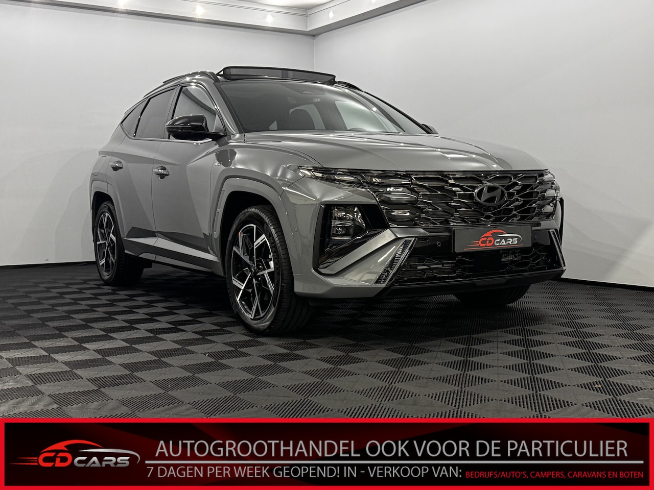 Hyundai Tucson - 1.6 T-GDI PHEV Premium N-line Sky Pano, Half leder, 360 Camera, Navi, Winterpakket, Head-u - AutoWereld.nl
