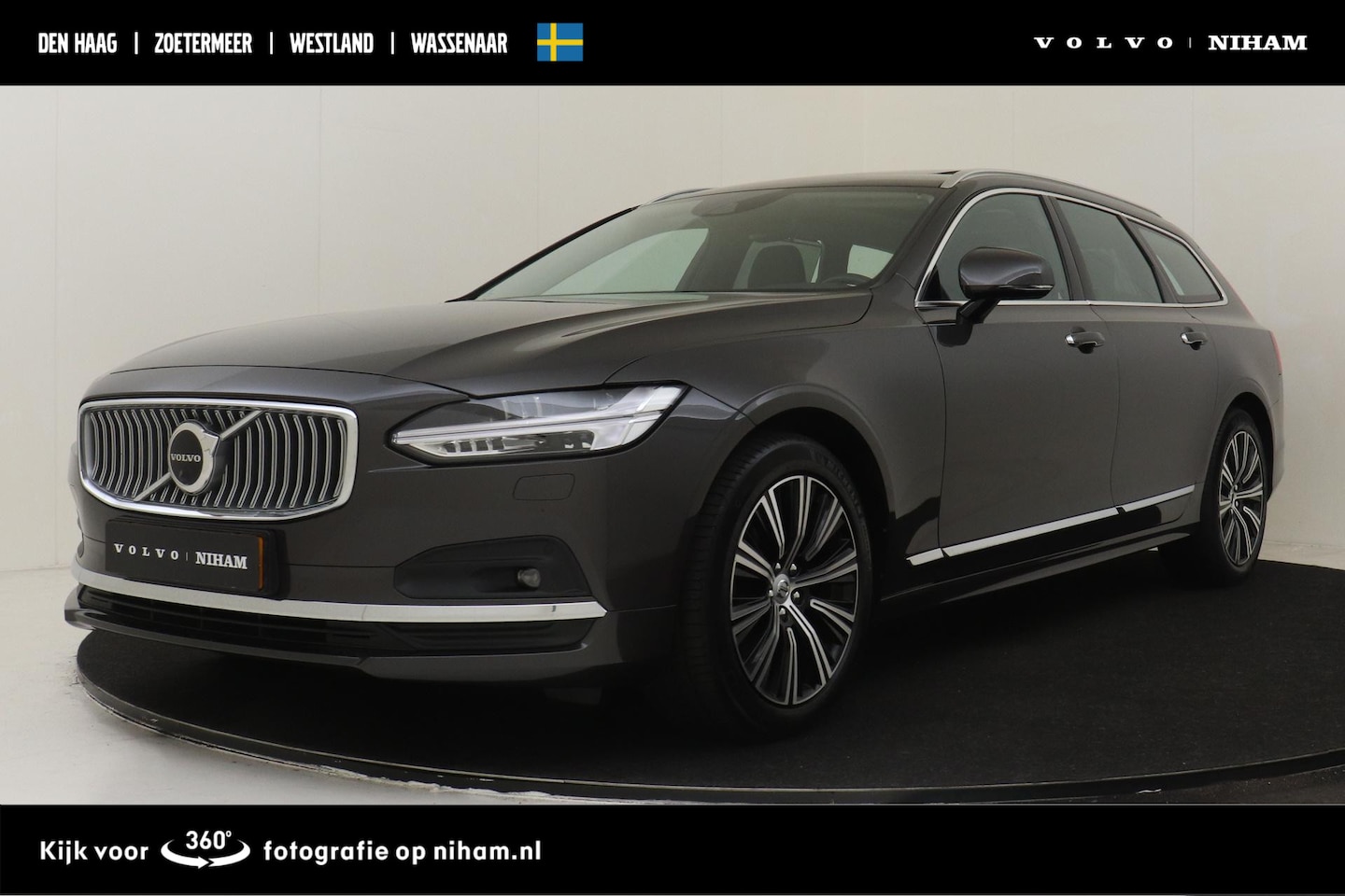 Volvo V90 - B4 (M-HYBRID) INSCRIPTION -PANO.DAK|HARMAN/KARDON|HEAD-UP DISP.|360°CAM|ADAP.LED|STANDKACH - AutoWereld.nl