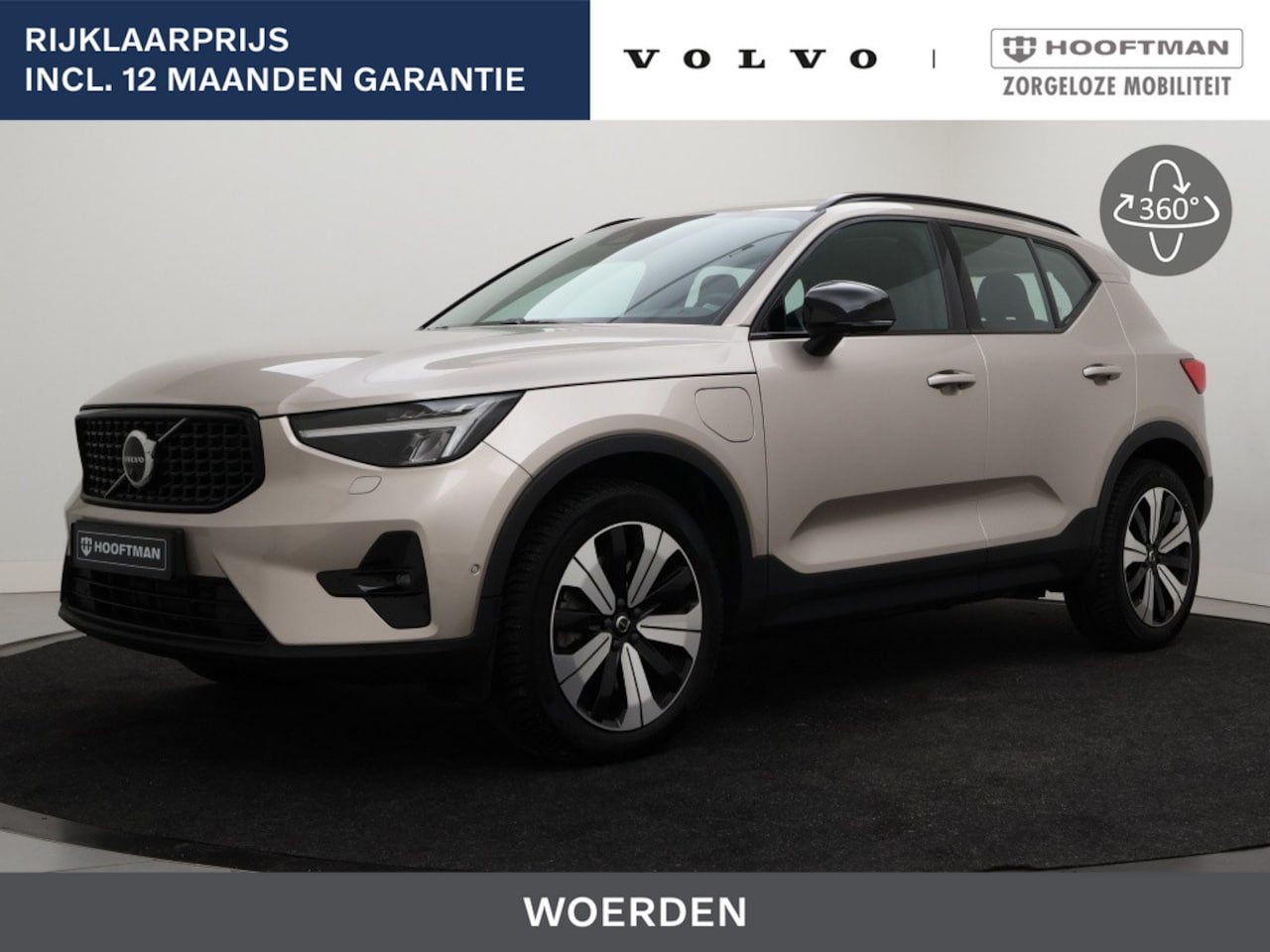 Volvo XC40 - T4 PLUG-IN HYBRID ULTIMATE DARK 360GR CAM KEYLESS SCHUIFD - AutoWereld.nl