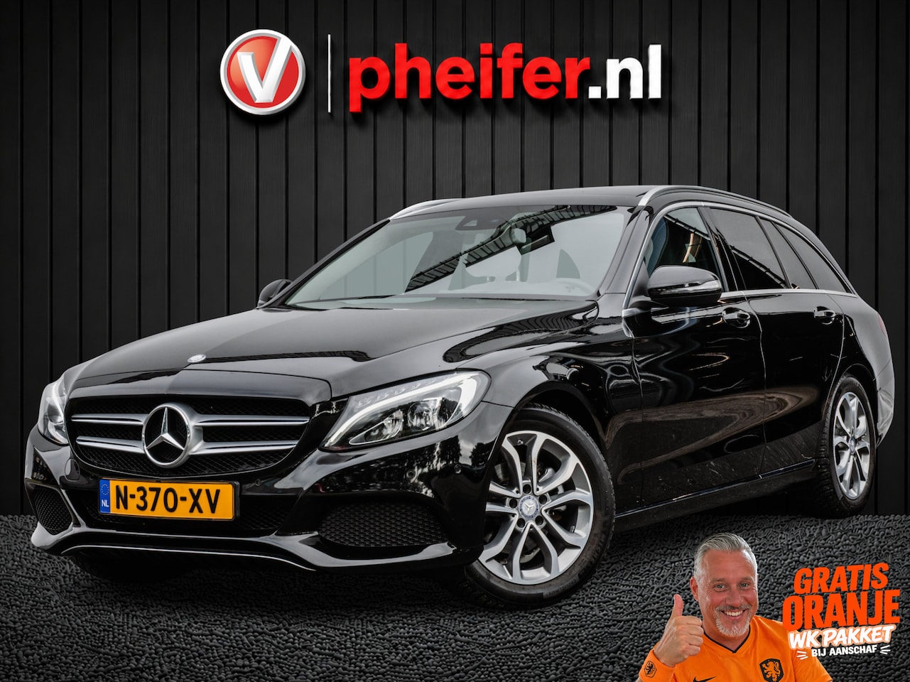 Mercedes-Benz C-klasse Estate - 180 Prestige Trekhaak/ Luchtvering/ Elek. panoramadak/ Sportstoelen/ Stoelverwarming/ LED - AutoWereld.nl