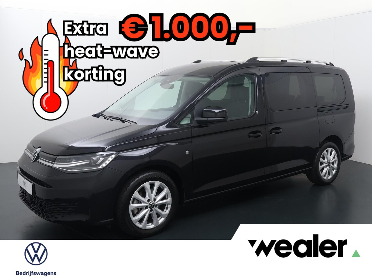 Volkswagen Caddy Maxi - Bedrijfswagens Life 1.5 TSI DSG-Automaat 7-Persoons | 114 PK | Adaptive Cruise Control | N - AutoWereld.nl