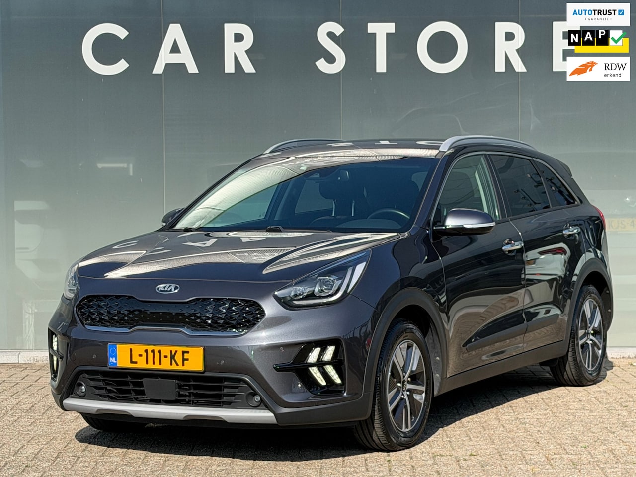 Kia Niro - 1.6 GDi Hybrid DynamicPlusLine Adap Cruise|Dodehoek - AutoWereld.nl
