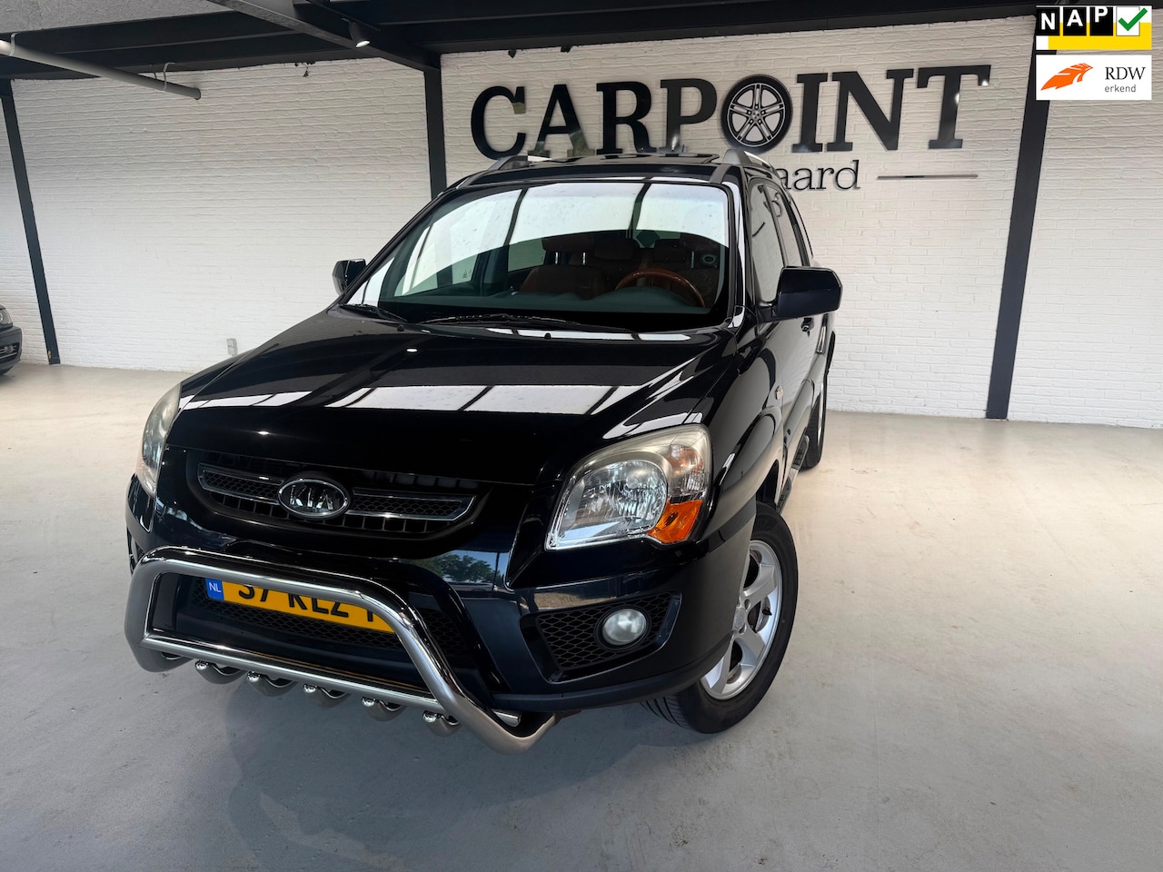 Kia Sportage - 2.0 CVVT Fifteen2010 Schuifdak Bullbar Leer Cruise Clima Lm velgen NAP - AutoWereld.nl