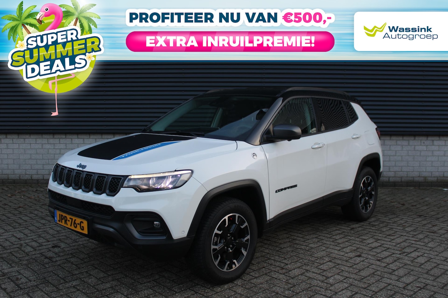 Jeep Compass - Trailhawk 4XE 240pk PHEV I Automaat I Adaptive Cruise Control I Camera I Stoelverwarming I - AutoWereld.nl