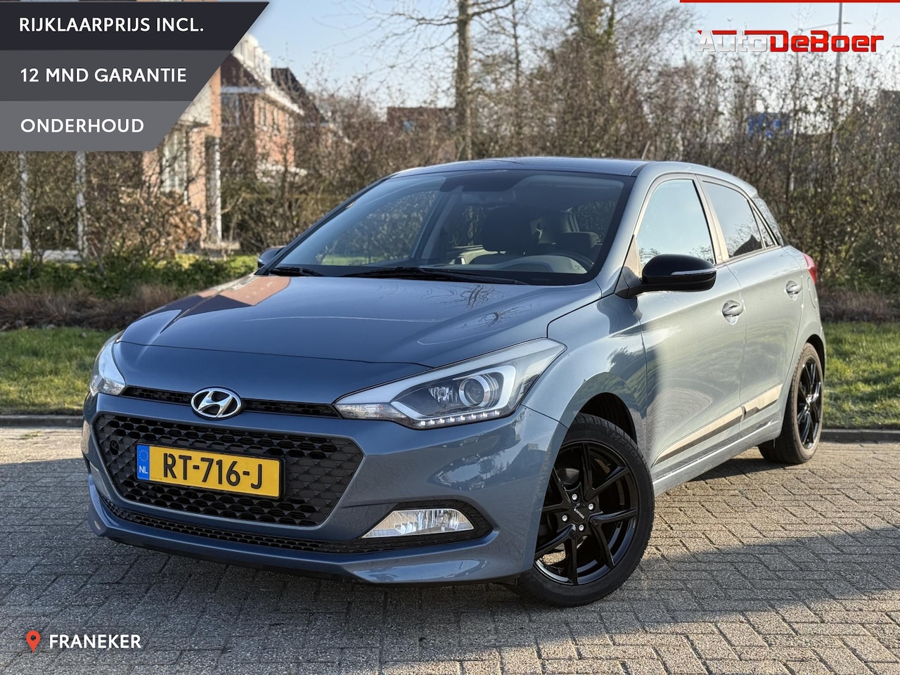 Hyundai i20 - Black Edition 1.0 T-GDI Black Edition Nieuwe LMV | Cruise | Climate Control | Parkeersenso - AutoWereld.nl