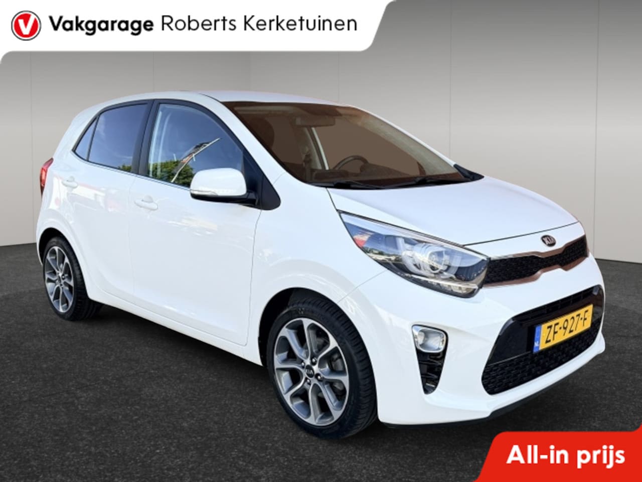 Kia Picanto - 1.0 CVVT Design Edition 1e eigenaar Leder Clima Carplay - AutoWereld.nl