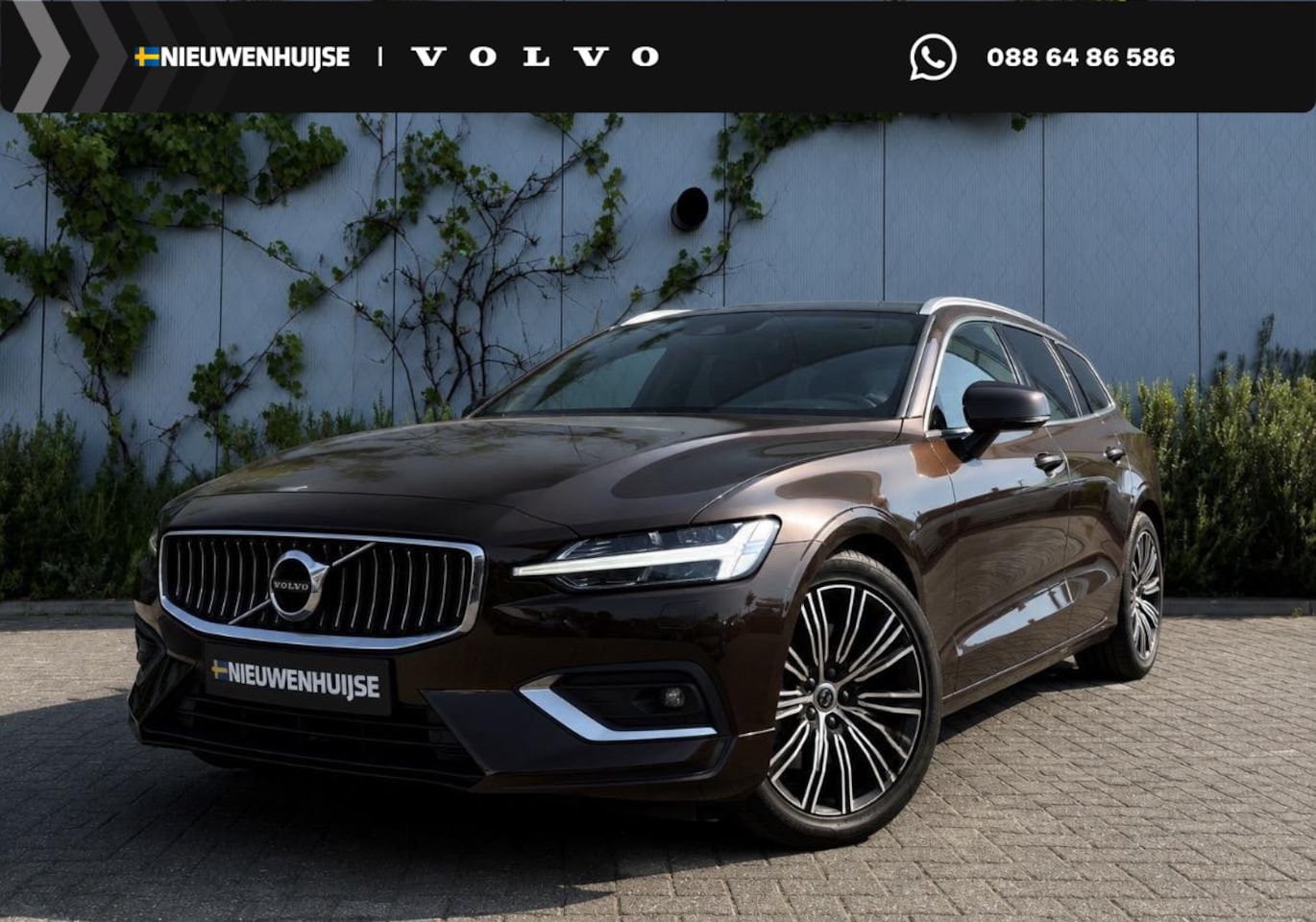 Volvo V60 - 2.0 T4 Inscription | Nappaleder | Stoelventilatie | Stoelmassage | Panoramadak | Head-up D - AutoWereld.nl