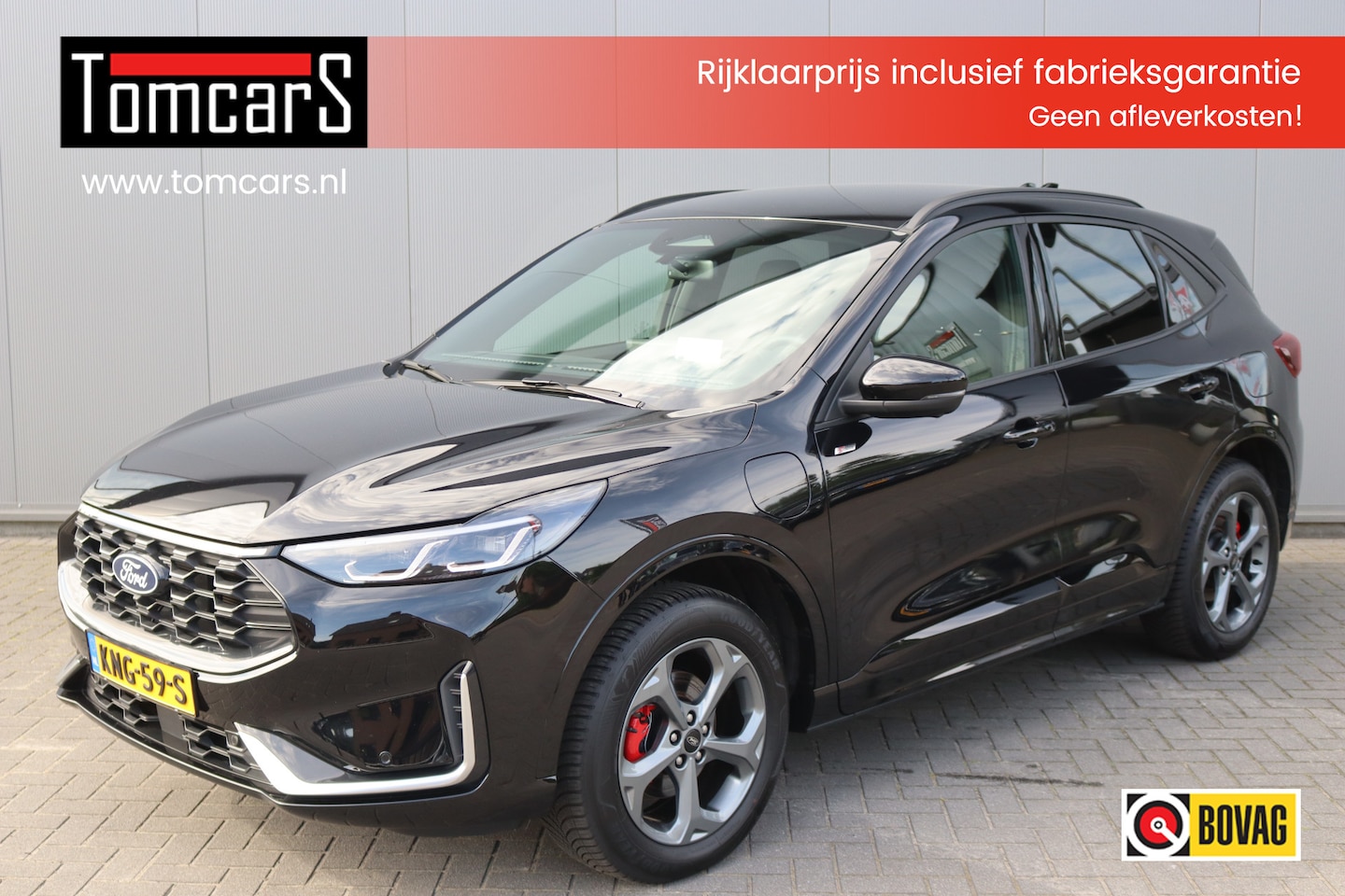 Ford Kuga - 2.5 PHEV ST-Line X Elektr.-achterklep/Winter-pack/360-Camera/Memory-stoel/Head-up - AutoWereld.nl