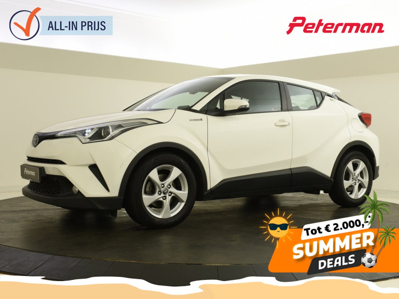 Toyota C-HR - 1.8 Hybrid Active | Trekhaak | Stoelverwarming | BSM | - AutoWereld.nl