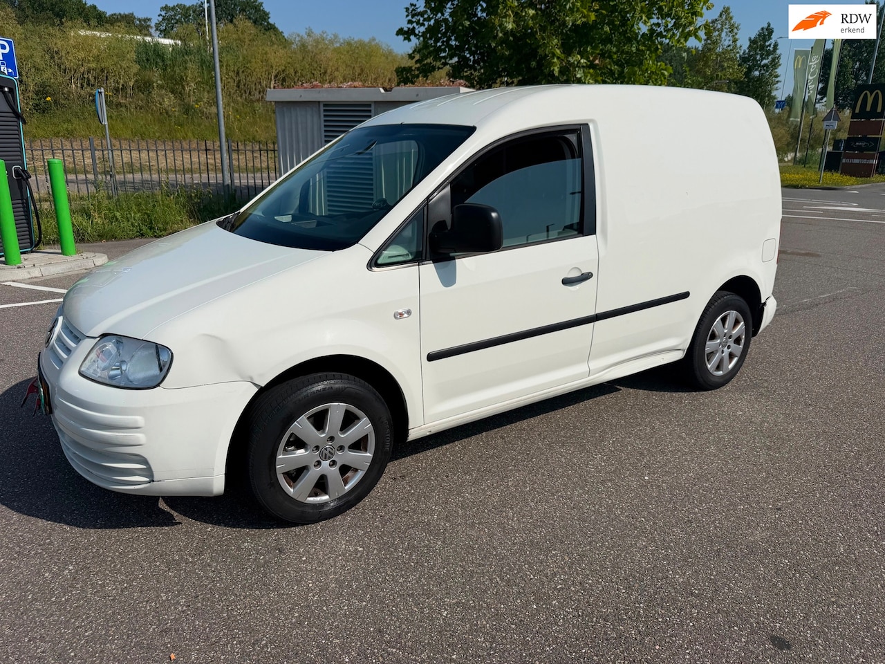 Volkswagen Caddy - 2.0 SDI!AIRCO!WEINIG KM:192000NAP!BANDEN GOED!TREKHAAK!2 SLEUTELS!VELGEN!RIJDT GOED!SCHAKE - AutoWereld.nl