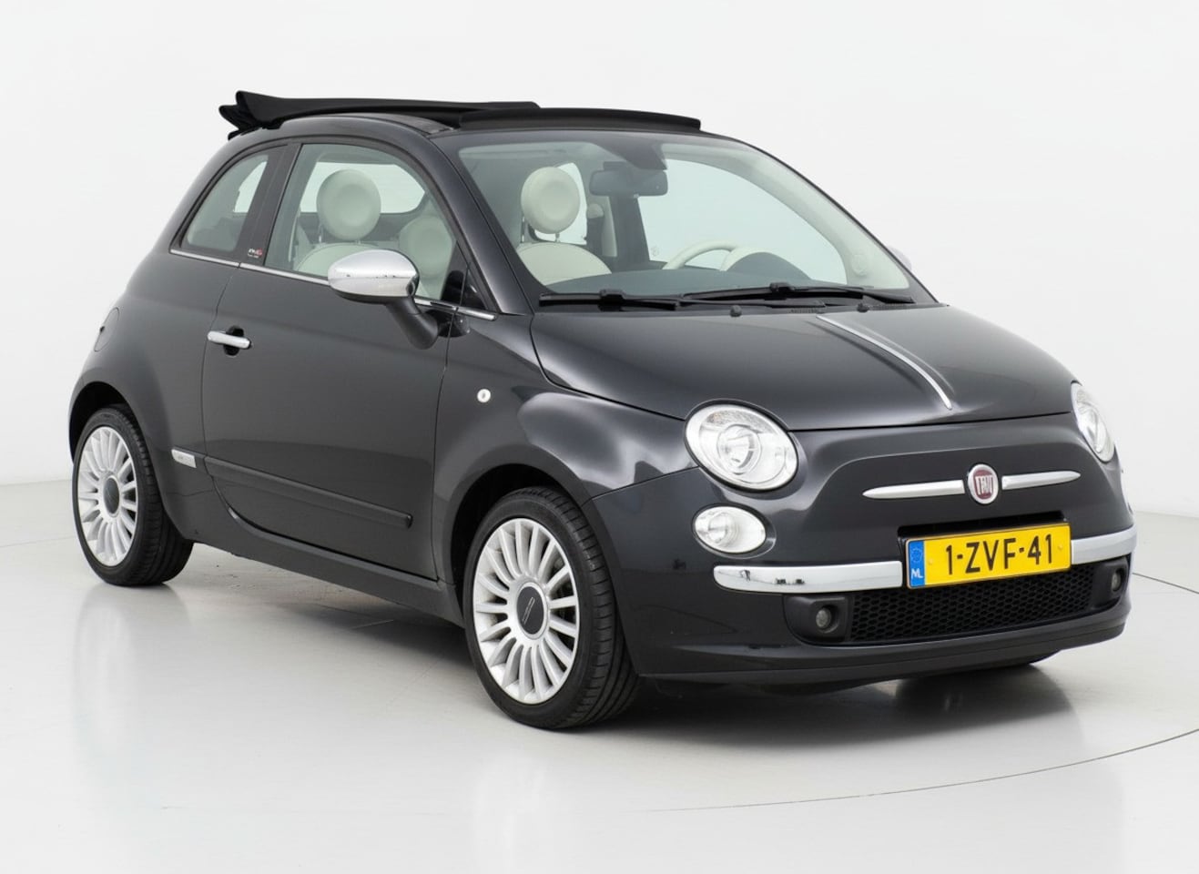 Fiat 500 C - 0.9 TwinAir Turbo Lounge|Cabrio|Xenon|Parkeersens - AutoWereld.nl