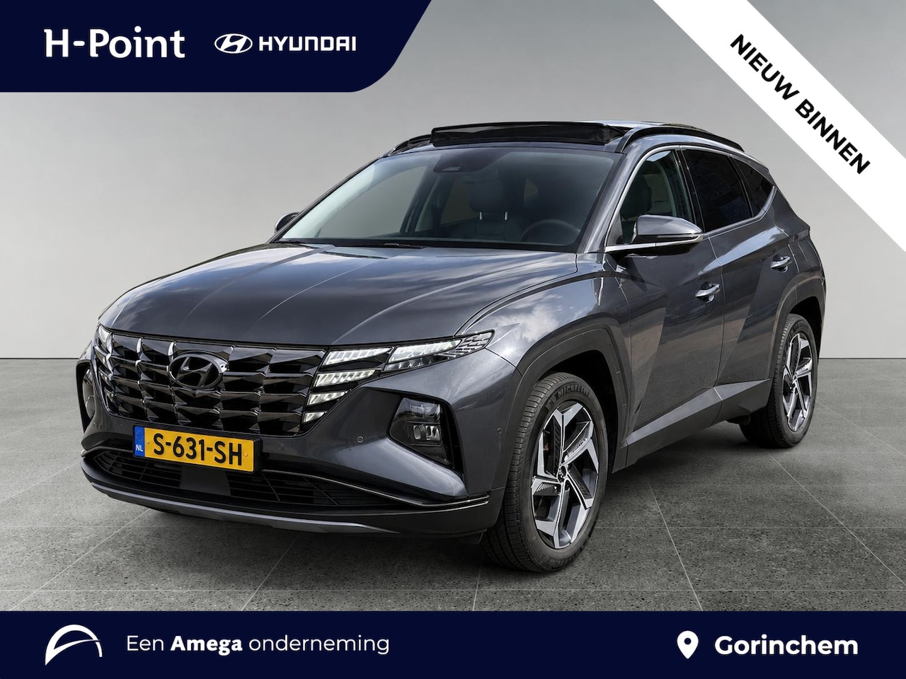 Hyundai Tucson - Premium Sky 1.6 T-GDI HEV 230pk | SCHUIF/KANTELDAK | LEDER | STOELVENTILATIE + VERW. | BLI - AutoWereld.nl