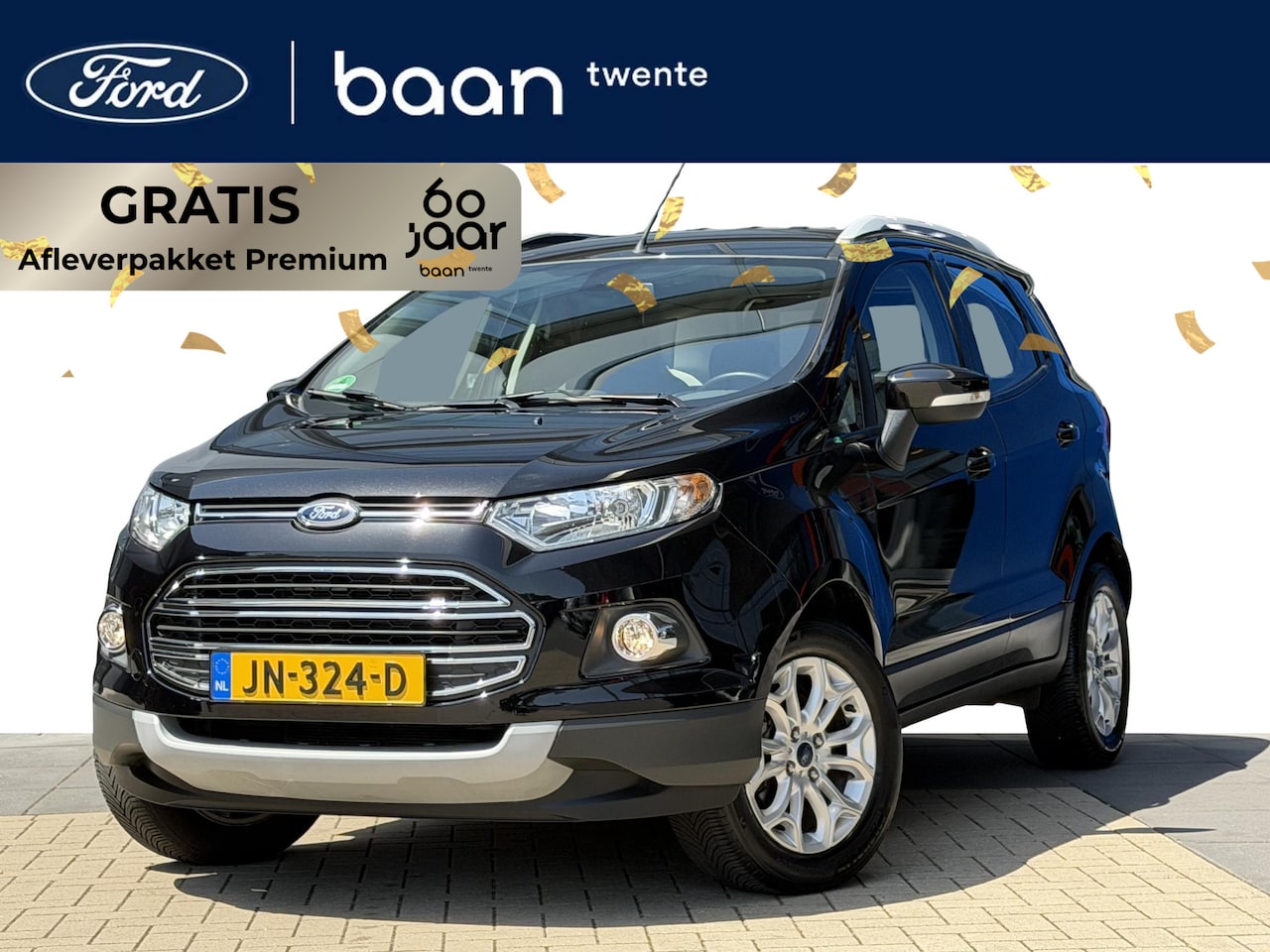 Ford EcoSport - 1.5 Ti-VCT Titanium AUTOMAAT | Cruise control | Aut. airco | PDC | Half leder | Keyless en - AutoWereld.nl