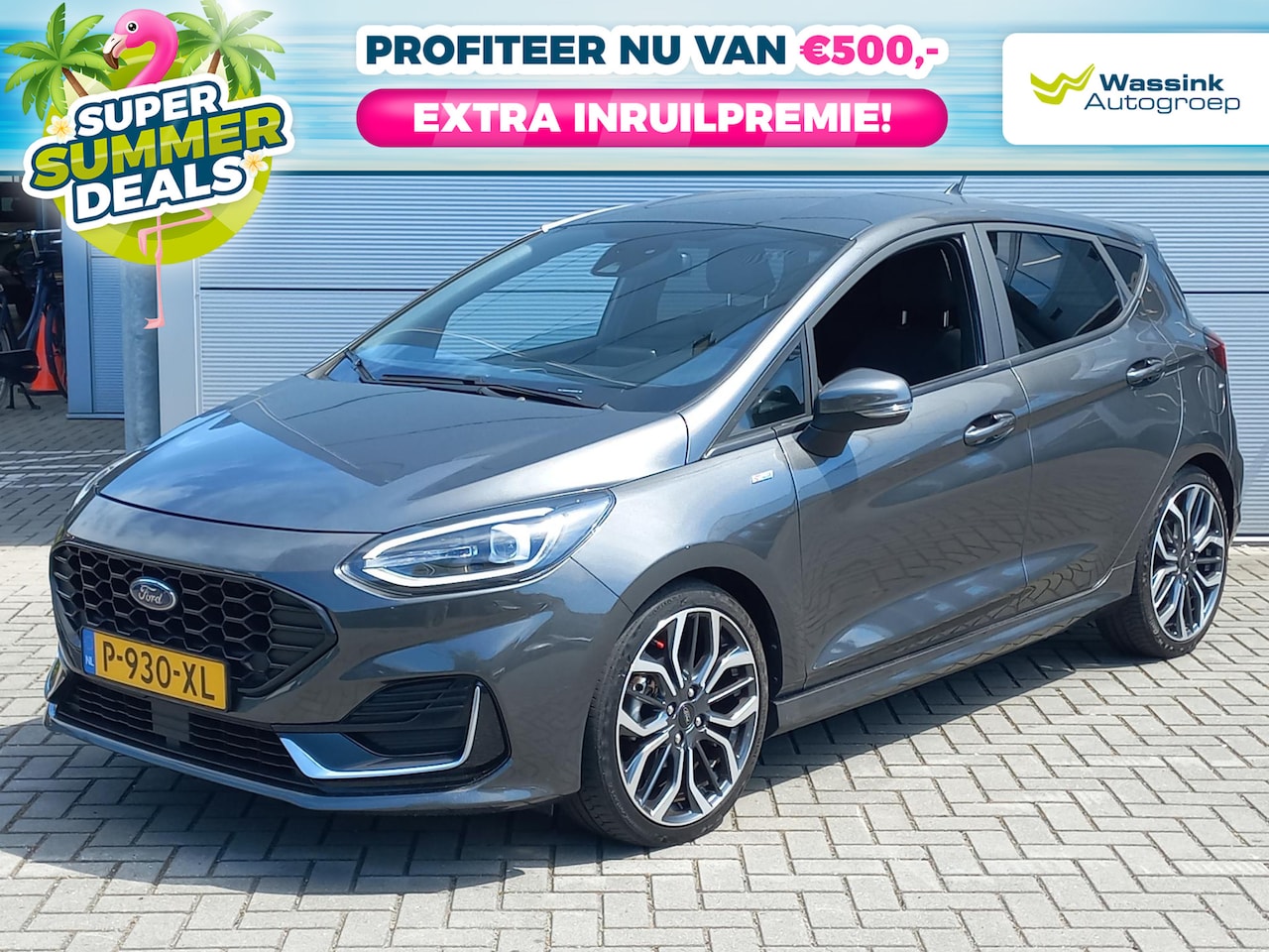 Ford Fiesta - 1.0T 125pk ST-Line Vignale Hybride Automaat I SUMMER DEAL | Climta control | Navigatie | W - AutoWereld.nl