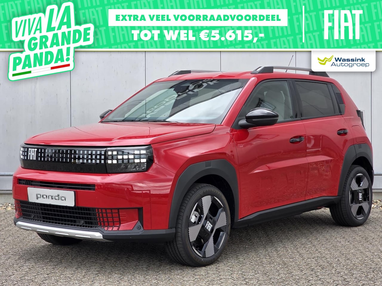 Fiat Grande Panda - 44kWh 113pk La Prima | Navigatie | Stoel en stuurverwarming | Parkeercamera - AutoWereld.nl