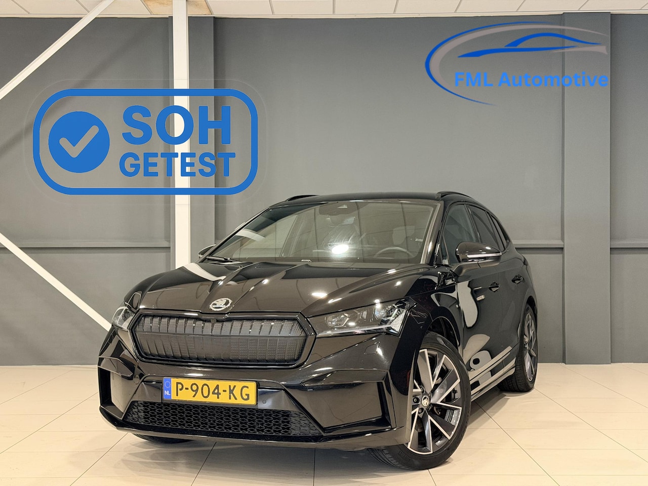 Skoda Enyaq iV - 80 Sportline | SOH 93,51% | Navigatie | Hoge instap | - AutoWereld.nl