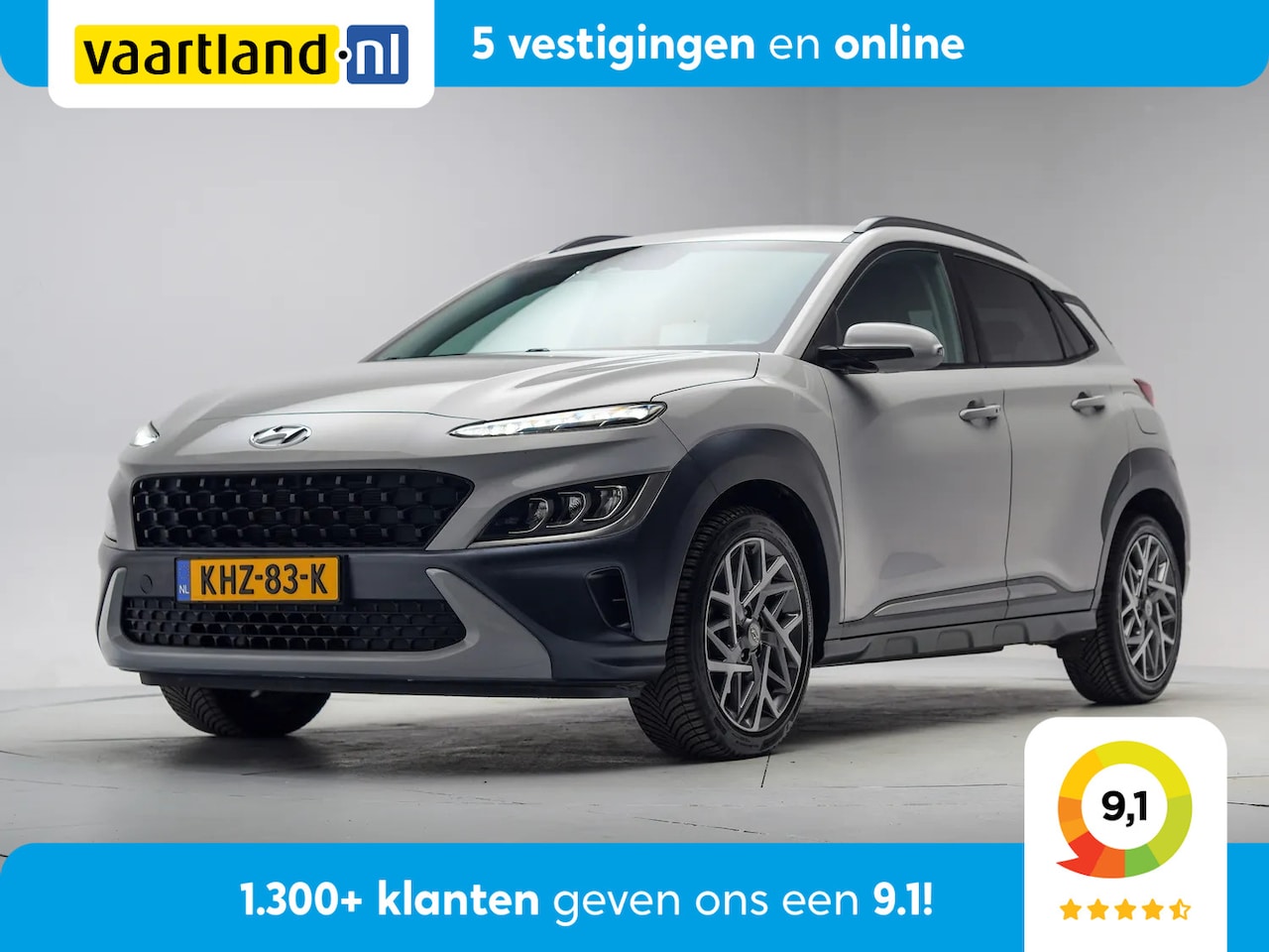 Hyundai Kona - 1.6 GDI HEV Fashion [ Head-up Apple / Android Navi Camera Krell-audio Clima ] - AutoWereld.nl