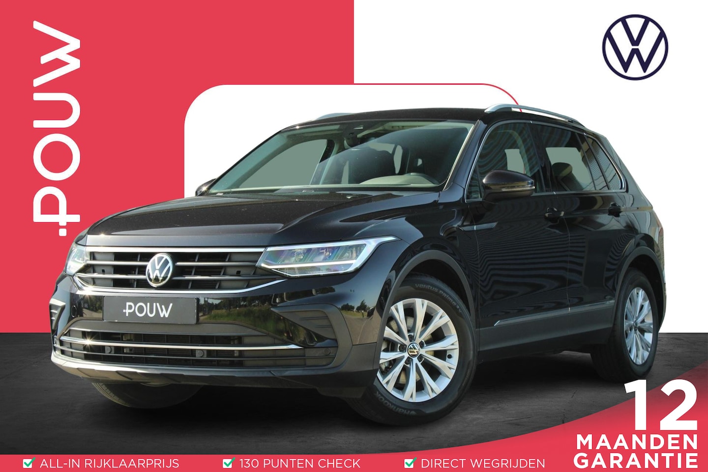 Volkswagen Tiguan - 1.5 TSI 150pk DSG Life Business | Trekhaak Wegklapbaar | Navigatie | Apple Carplay & Andro - AutoWereld.nl