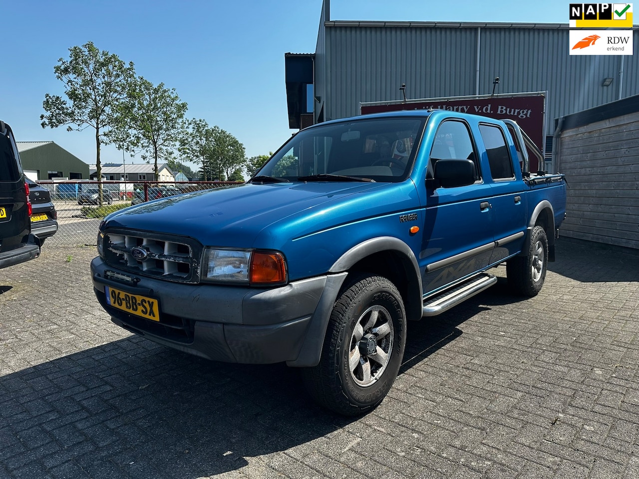 Ford Ranger - 2.5 TD Super Cab | Airco | Grijs Kent. | Trekhaak - AutoWereld.nl