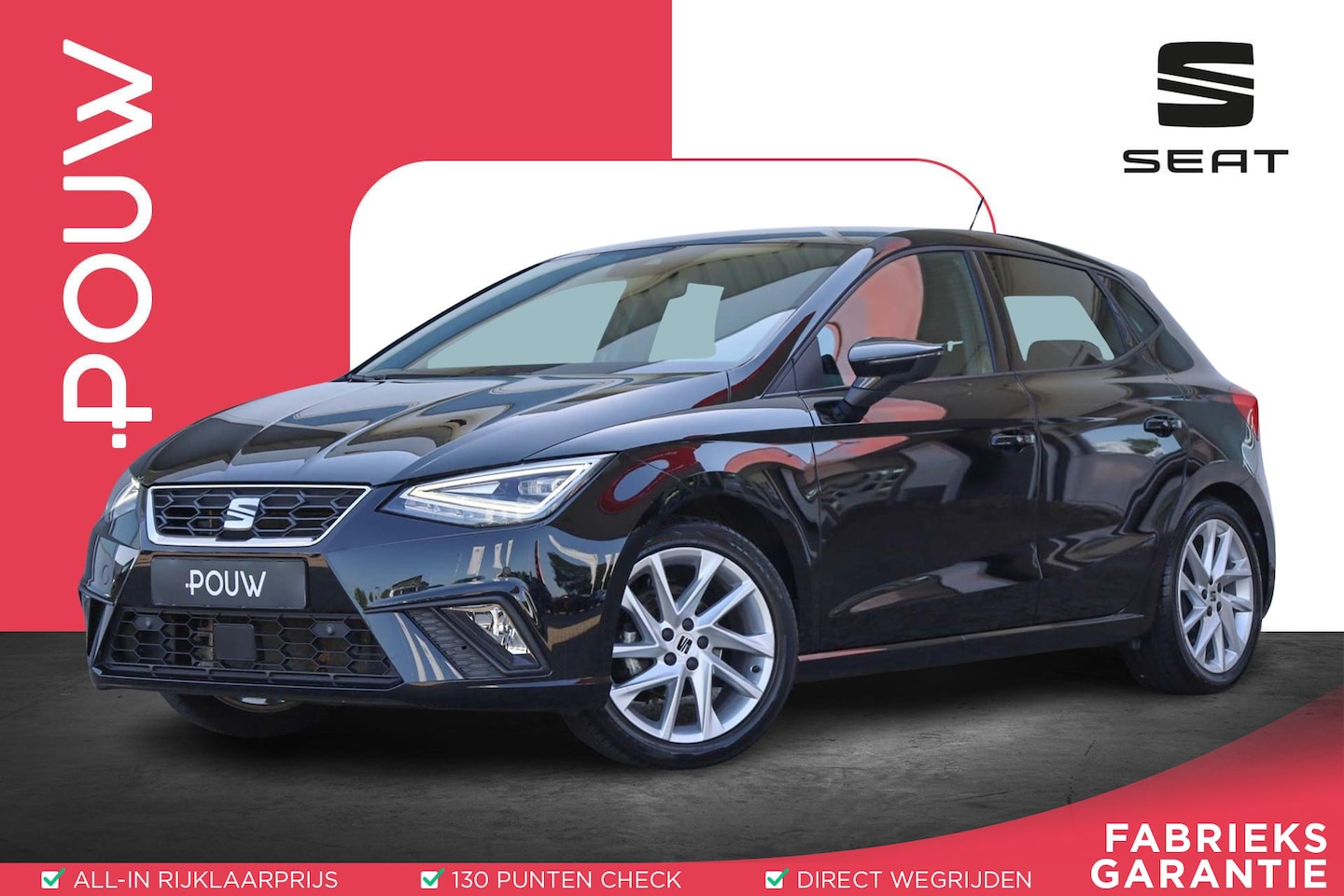 SEAT Ibiza - 1.0 EcoTSI 95pk FR | Parkeersensoren | Apple Carplay & Android Auto | LM Velgen 17" - AutoWereld.nl