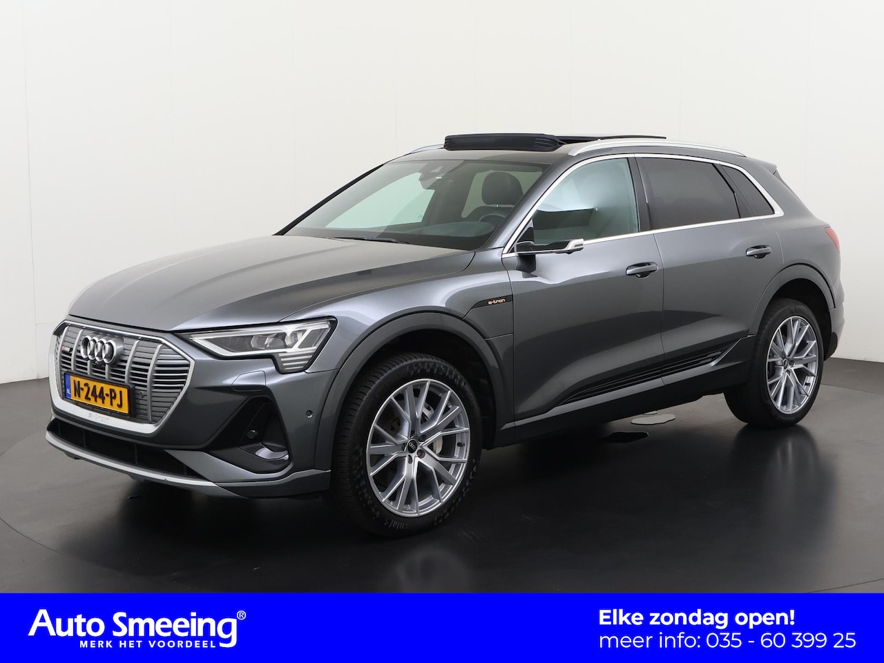 Audi e-tron - 50 quattro S edition 71 kWh | Panoramadak | Head Up | Bang&Olufsen | Trekhaak | Zondag Ope - AutoWereld.nl